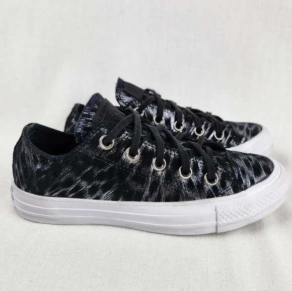 Converse All Star Shimmer Suede Low Top - Picture 3 of 10